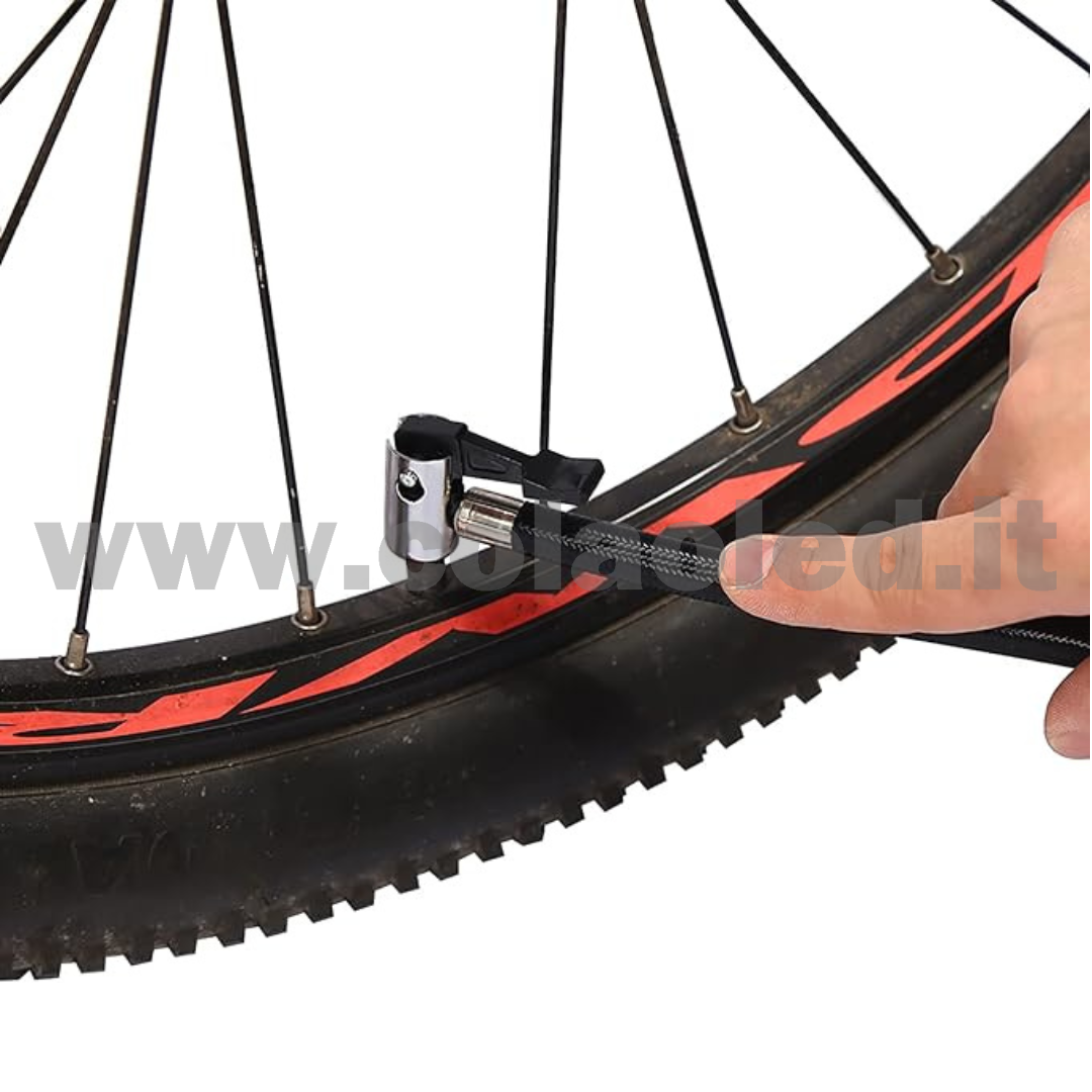 Mini compressore 150 psi portatile gonfiatore pneumatico presa accendi sigari ruote auto moto bici camion pneumatici 12v con filo - immagine 9