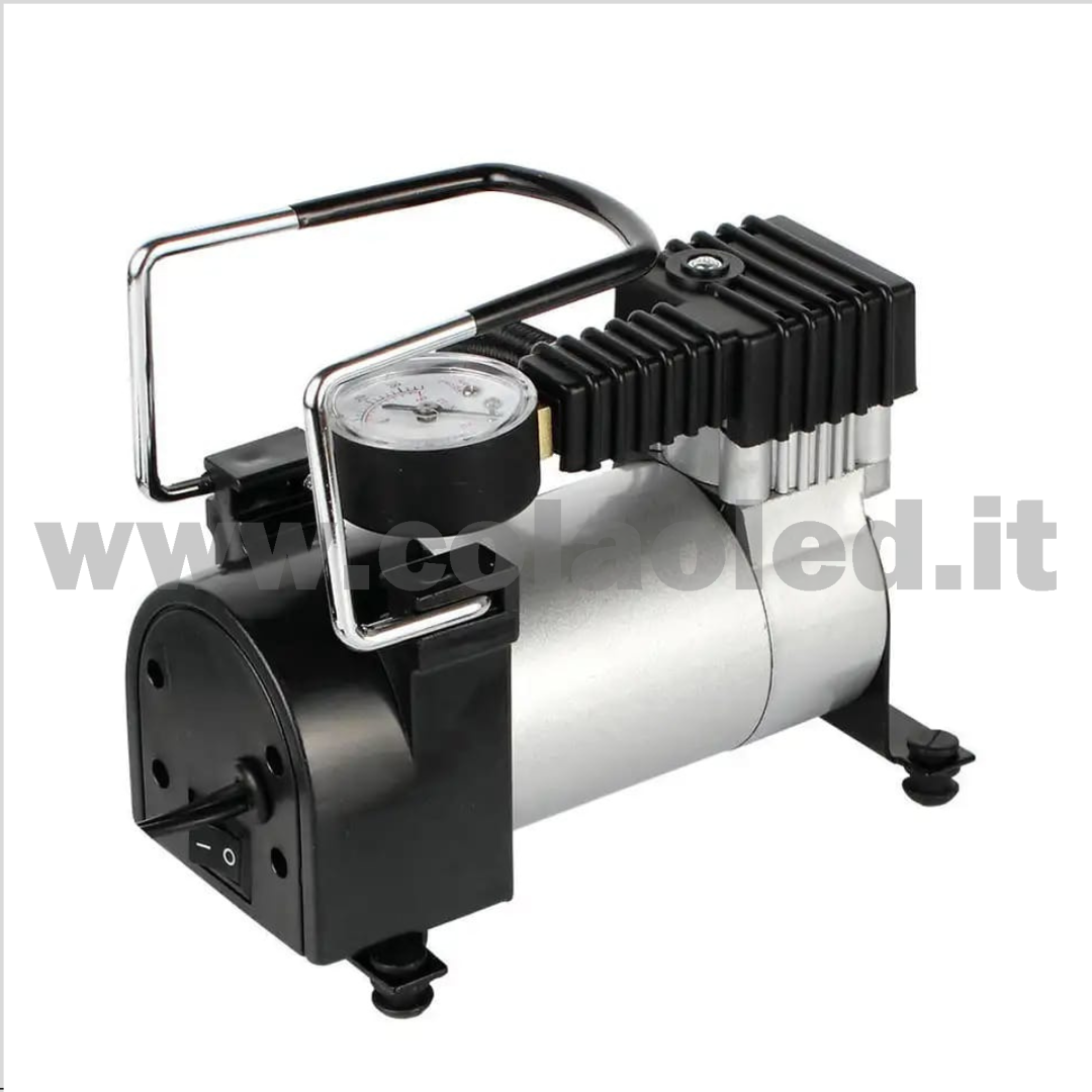 Mini compressore 150 psi portatile gonfiatore pneumatico presa accendi sigari ruote auto moto bici camion pneumatici 12v con filo - immagine 2