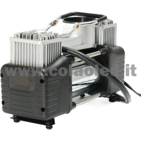 Mini compressore 25hp 2 pistoni 150 psi portatile gonfiatore pneumatico presa accendi sigari ruote auto moto bici camion pneumatici 220v con filo - immagine 3