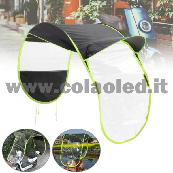 Parapioggia tettuccio Scooter copertura per pioggia impermeabile universale - immagine 3