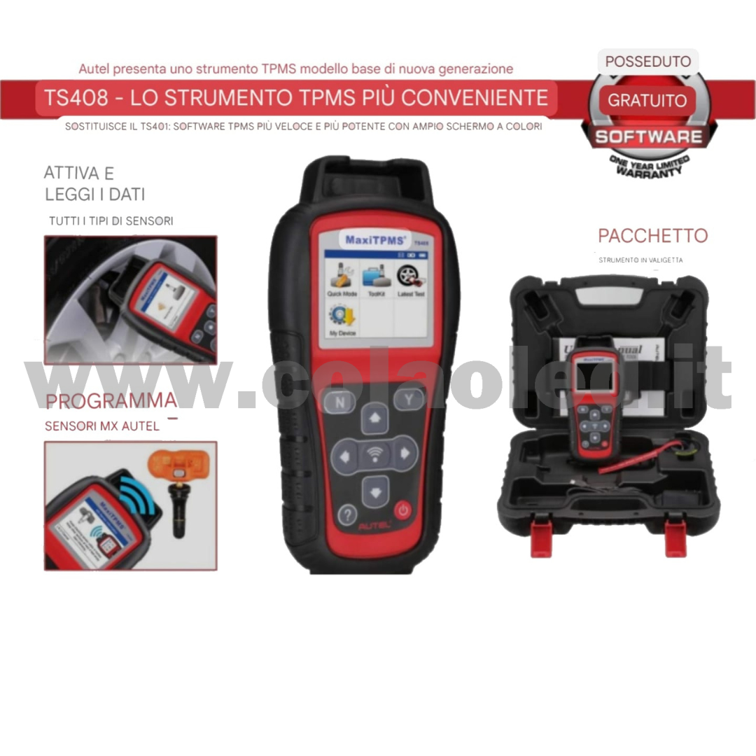 Tools scanner Diagnosi Auto TS408 elimina avarie quadro Professionale per Attivazione Riapprendimento di Tutti i Sensori TPMS MX-Sensori apprendimento stato batteria lettore di codici di errore del motore dell'autoerrori per progamma e strumento aggiornabile gratuito - immagine 5