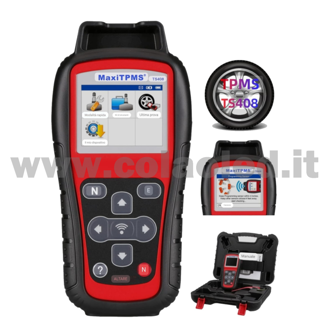 Tools scanner Diagnosi Auto TS408 elimina avarie quadro Professionale per Attivazione Riapprendimento di Tutti i Sensori TPMS MX-Sensori apprendimento stato batteria lettore di codici di errore del motore dell'autoerrori per progamma e strumento aggiornabile gratuito - immagine 2