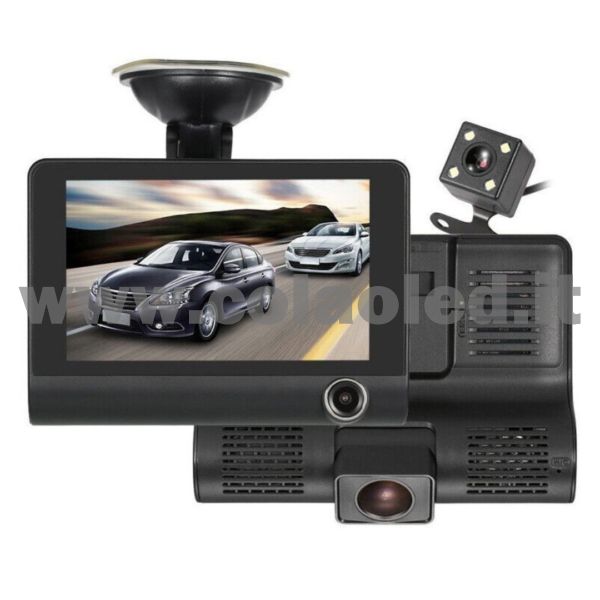 Monitor Auto DVR Dash Cam 4 FULL HD 1080P CARDVR