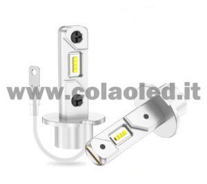 H3 18000LM 5800K KIT LED 12V SENZA FILO CANBUS 2 LAMPADE BIANCO FREDDO 90W KIT LED CONNESSIONE DIRETTA COLAOLED CANBUS Plug and play SENZA VENTOLA H3