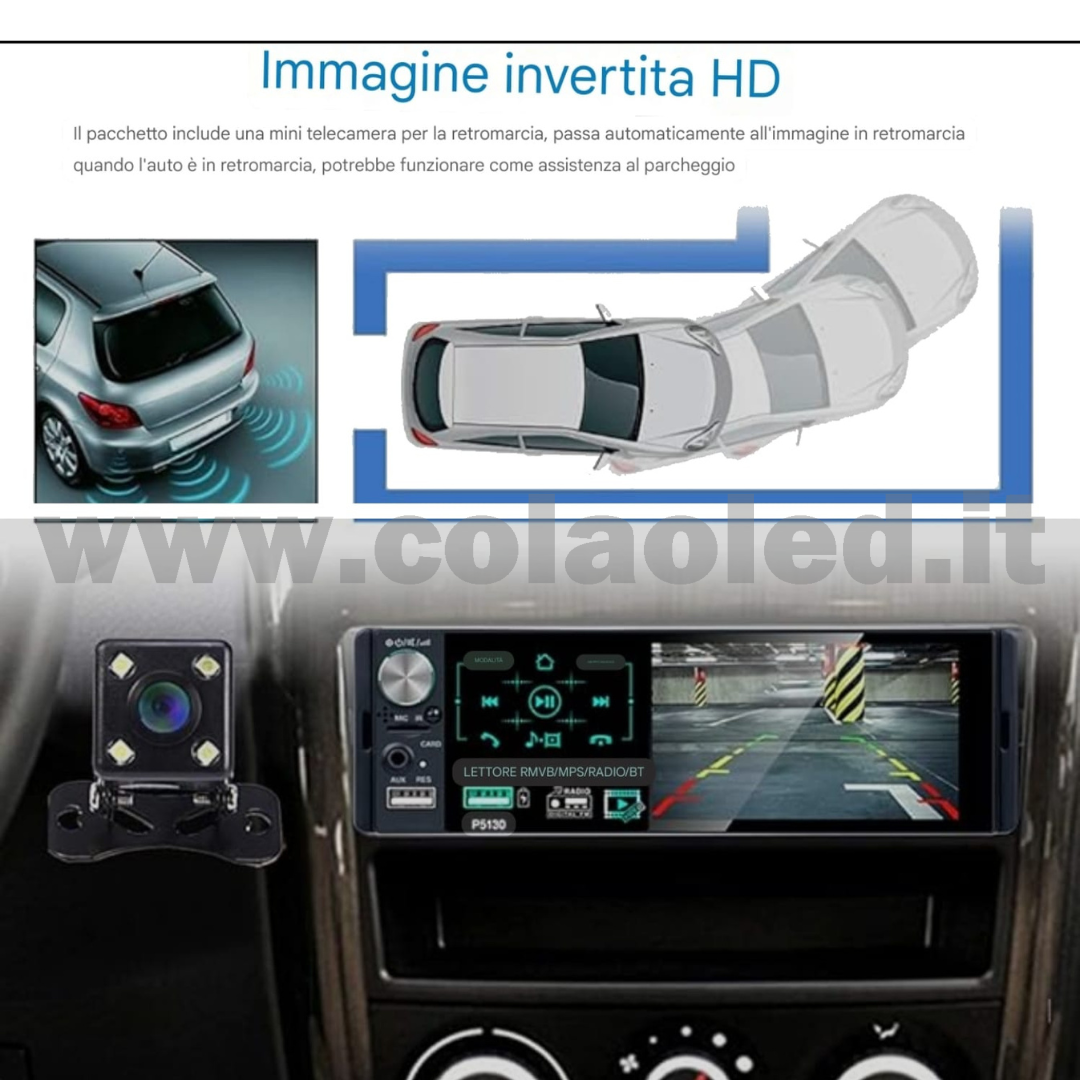 AUTORADIO DIN 6,2″ POLLICI TOUCHSCREEN CARPLAY ANDROID APPLE + TELECAMERA POSTERIORE PARCHEGGIO PARCHEGGIO AUX-IN USB BLUETOOTH WIFI TOUCHSCREEN STEREO FM RDS USB SWC CON USB/EQ/AUX NAVIGATORE GPS SISTEMA OPERATIVO ANDROID PROCESSORE 2 CORE 4 CANALI 65WX4 - immagine 6