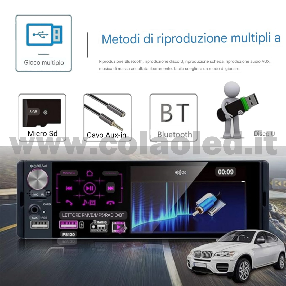 AUTORADIO DIN 6,2″ POLLICI TOUCHSCREEN CARPLAY ANDROID APPLE + TELECAMERA POSTERIORE PARCHEGGIO PARCHEGGIO AUX-IN USB BLUETOOTH WIFI TOUCHSCREEN STEREO FM RDS USB SWC CON USB/EQ/AUX NAVIGATORE GPS SISTEMA OPERATIVO ANDROID PROCESSORE 2 CORE 4 CANALI 65WX4 - immagine 5