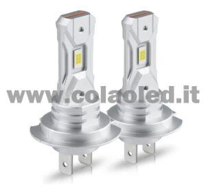 H7 18000LM 5800K KIT LED 12V SENZA FILO CANBUS 2 LAMPADE BIANCO FREDDO 90W KIT LED CONNESSIONE DIRETTA SENZA FILO COLAOLED CANBUS Plug and play SENZA VENTOLA H7
