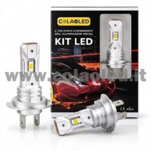 H7 18000LM 5800K KIT LED 12V SENZA FILO CANBUS 2 LAMPADE BIANCO FREDDO 90W KIT LED CONNESSIONE DIRETTA SENZA FILO COLAOLED CANBUS Plug and play SENZA VENTOLA H7