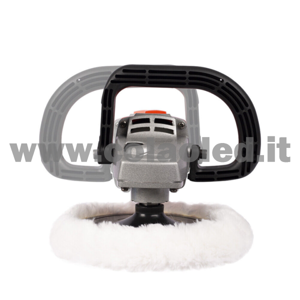 Lucidatrice rotorbitale a corrente PROFESSIONALE set per carrozzeria e carrozieri 6 marce di velocità Lucidatrice automatica elettrica regolabile Pulizia multifunzionale Levigatrice metallo e per legno Macchinetta anche per grattare e lucidare 600-10000 giri/min 220V 1500w con filo - immagine 5