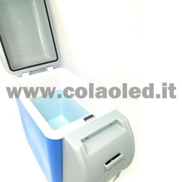 Mini Frigo Portatile Da Viaggio Per Auto Camper 7,5 L Caldo E Freddo Cavo 12V 40w Da 28w a 40W accendi sigari - immagine 2