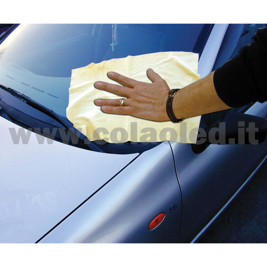 PANNO SCAMOSCIATO IN PELLE NATURALE - immagine 3