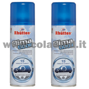 2x SPRAY PULIZIA CLIMATIZZATORE CONDIZIONATORE AUTO IGIENIZZANTE DISODORANTE