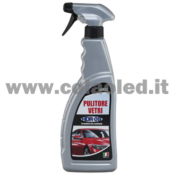Pulitore sgrassatore vetri auto camper Camion Spray lucida 600ml Glass Cleaner