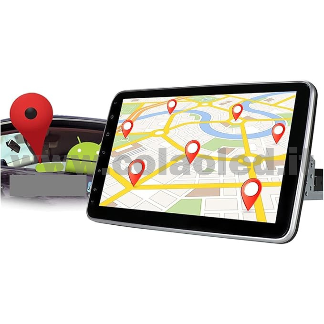 AUTORADIO DIN 10,1″ POLLICI TOUCHSCREEN CARPLAY ANDROID APPLE + TELECAMERA POSTERIORE PARCHEGGIO PARCHEGGIO AUX-IN USB BLUETOOTH WIFI TOUCHSCREEN STEREO FM RDS USB SWC CON USB/EQ/AUX NAVIGATORE GPS SISTEMA OPERATIVO ANDROID PROCESSORE 8 CORE 4 CANALI 65WX4 - immagine 3