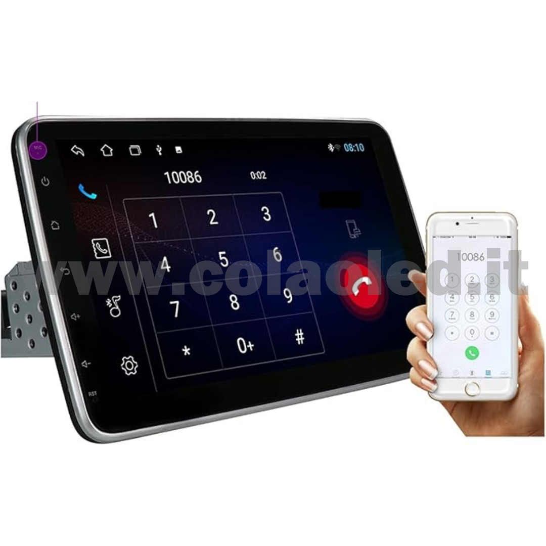 AUTORADIO DIN 10,1″ POLLICI TOUCHSCREEN CARPLAY ANDROID APPLE + TELECAMERA POSTERIORE PARCHEGGIO PARCHEGGIO AUX-IN USB BLUETOOTH WIFI TOUCHSCREEN STEREO FM RDS USB SWC CON USB/EQ/AUX NAVIGATORE GPS SISTEMA OPERATIVO ANDROID PROCESSORE 8 CORE 4 CANALI 65WX4 - immagine 6