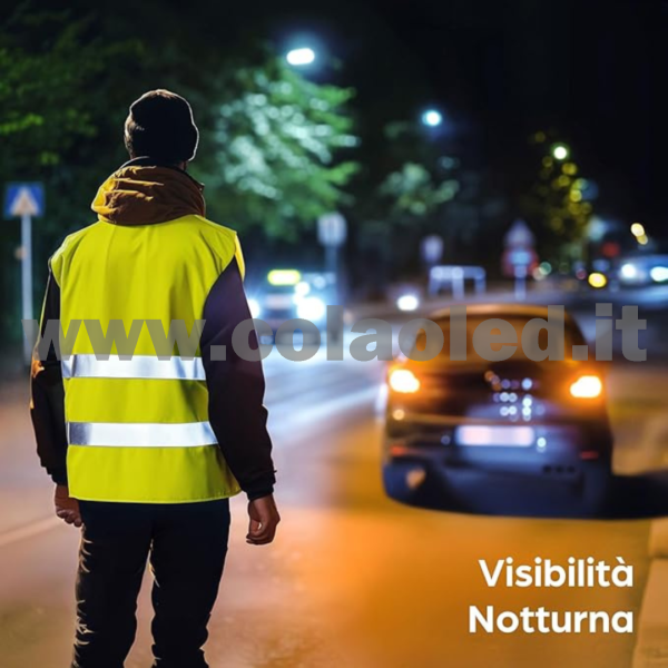 Gilet Alta visibilità Set con Borsa Certificato EN ISO 20471 Valido in Tutta Europa – Ideale per Auto E VEICOLI Costruzione Giallo - immagine 4