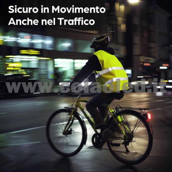 Gilet Alta visibilità Set con Borsa Certificato EN ISO 20471 Valido in Tutta Europa – Ideale per Auto E VEICOLI Costruzione Giallo - immagine 6