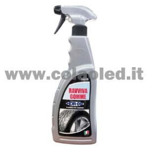 Ravviva gomme pneumatici Spray gomma rinnova protegge pulisce 600ml