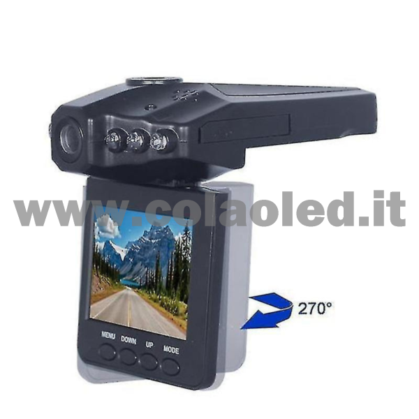 Telecamera Dvr Auto Hd 2.5" lcd Visione Notturna Cctv Registratore - immagine 2
