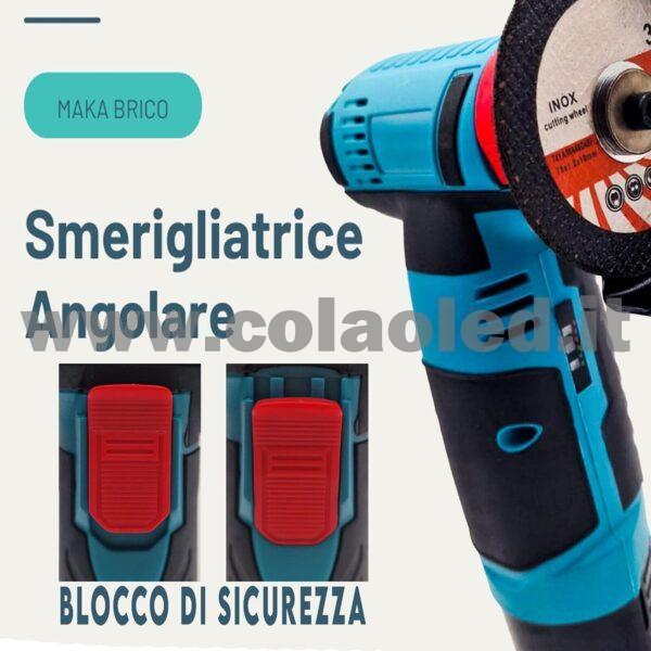Smerigliatrice angolare a batteria flex 100/125mm 20V 5Ah 8500RPM - immagine 5