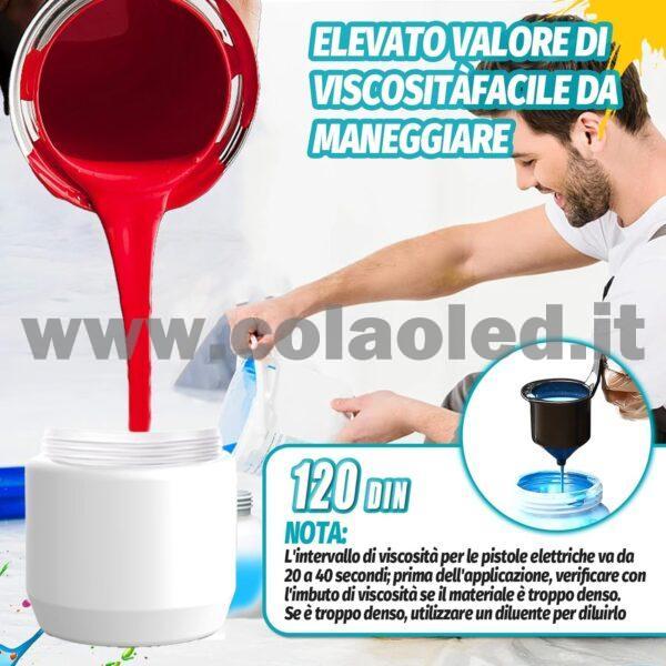 Pistola per verniciatura a batteria con 2 batterie - 3 Ugelli da 1,0mm 1,8mm 2,5mm - Serbatoio da 800 ml - immagine 4
