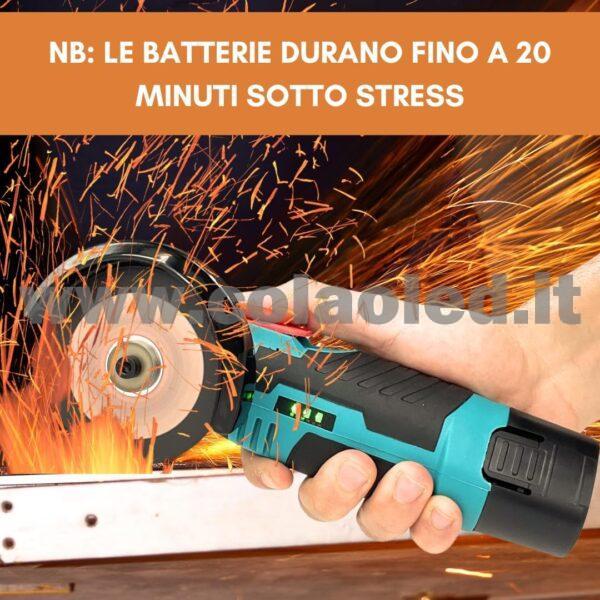 Smerigliatrice angolare a batteria flex 100/125mm 20V 5Ah 8500RPM - immagine 4