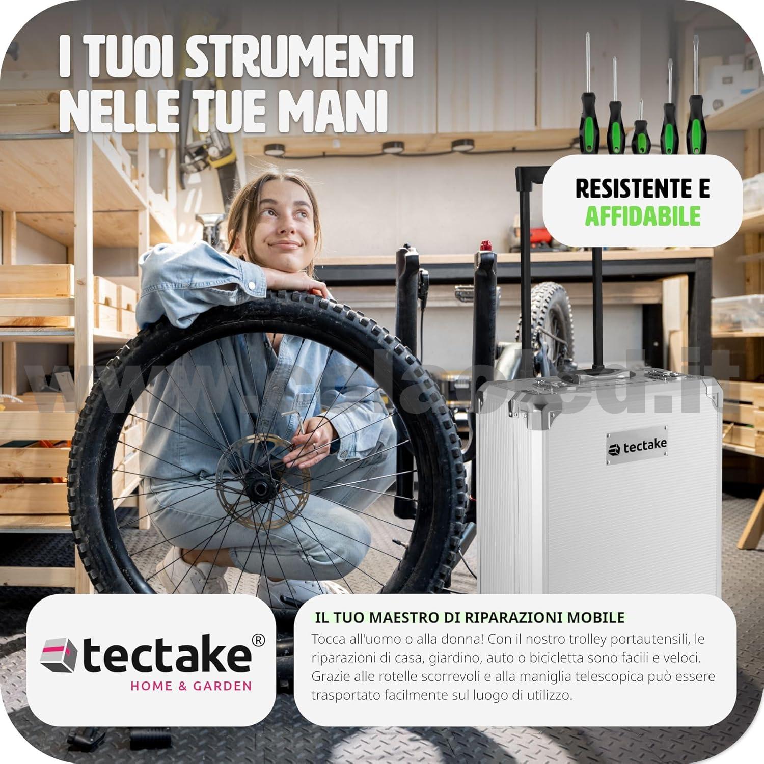 Trolley porta attrezzi 899 pezzi Ampia gamma di attrezzi forma ergonomica Con maniglia pieghevole e maniglia telescopica cassetta porta attrezzi completa di tutto - immagine 10