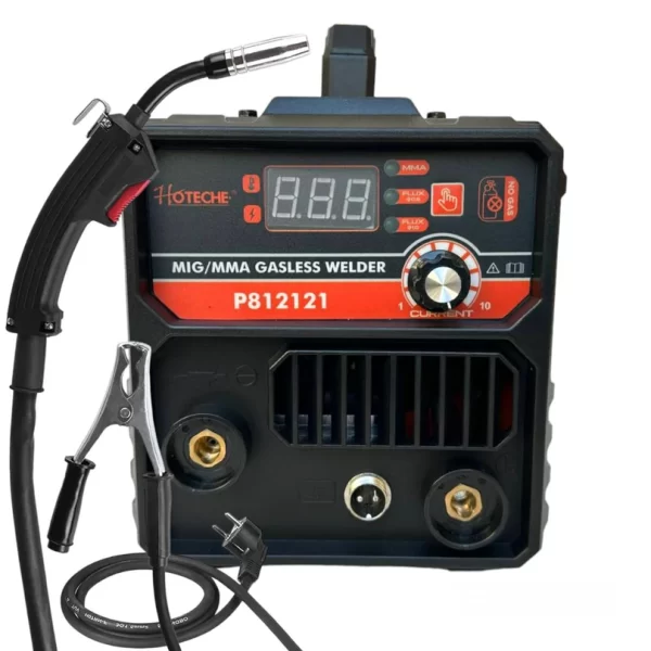 Saldatrice inverter 120A multifunzione MIG-MMA Filo continuo NO GAS + elettrodo - immagine 2
