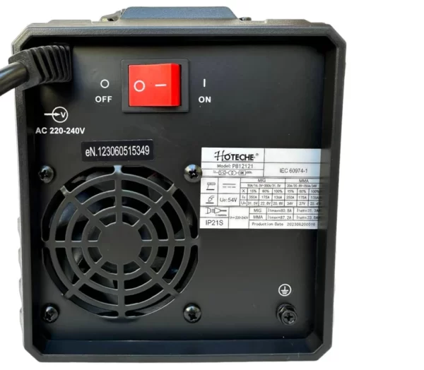 Saldatrice inverter 120A multifunzione MIG-MMA Filo continuo NO GAS + elettrodo - immagine 7